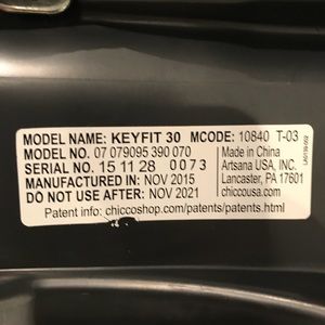 Chicco keyfit car seat